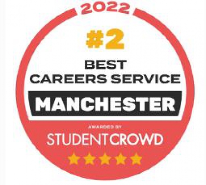Student crowd award badge 2022 #2 Best careers service